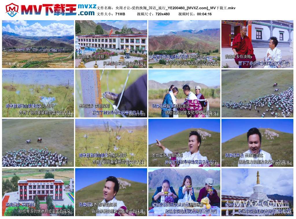央周才让-爱的泱翔_国语_流行_YE200460
